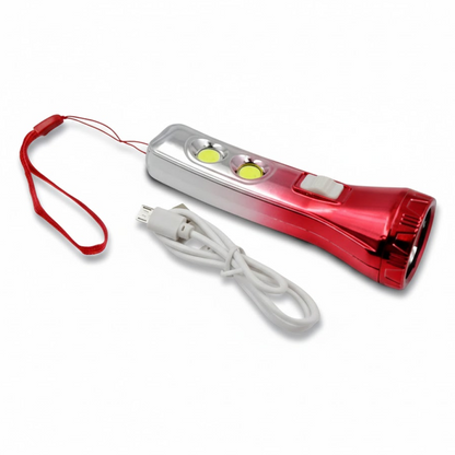 LED Torchlight – USB Rechargeable & Multi-functional – detail view