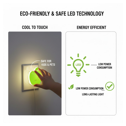 3D Illusion Night Light – Energy-Saving LED Lamp – detail view