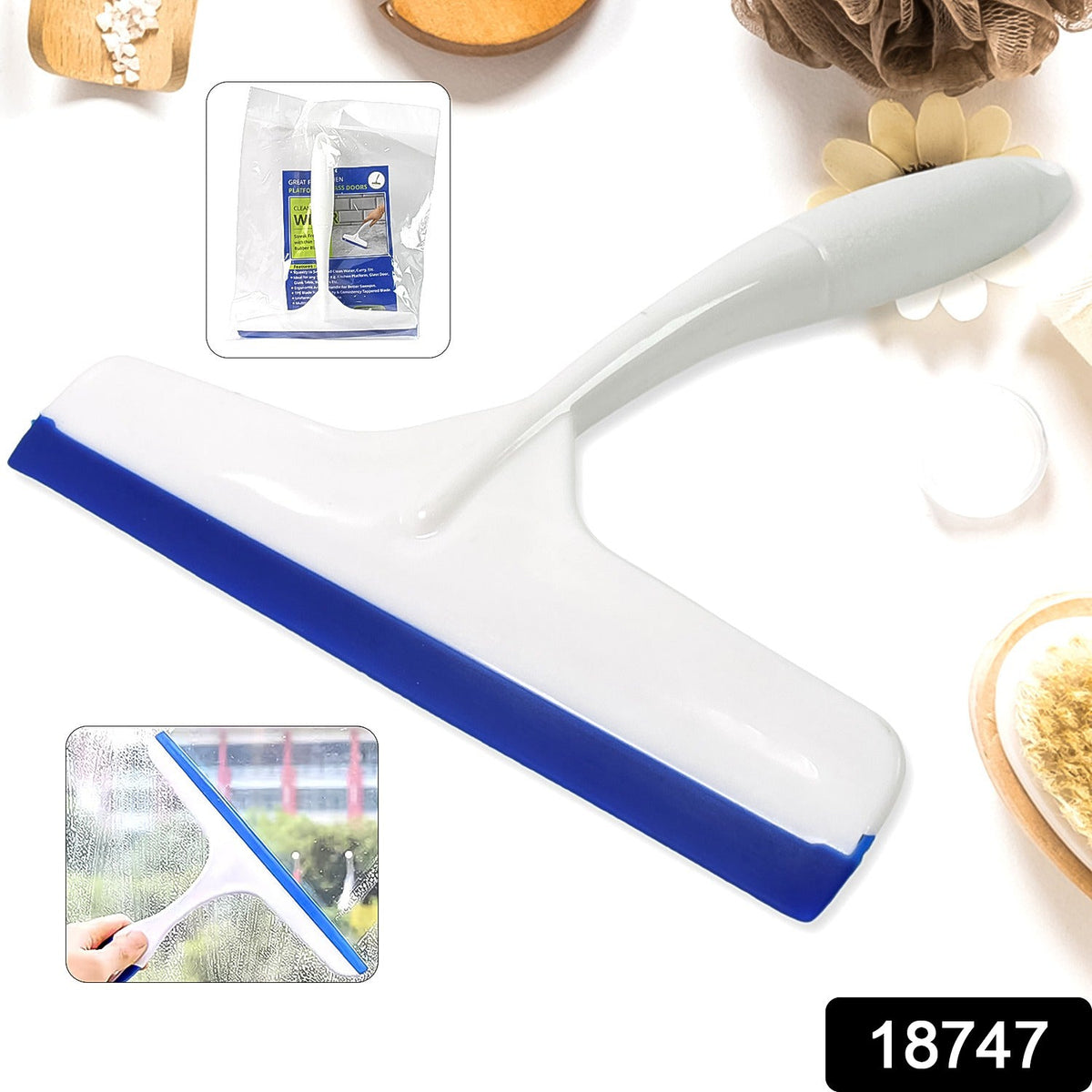 Kitchen Wiper – Silicone Head, Multi-Surface Cleaner – side view