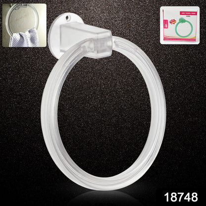 ABS Towel Ring – Unbreakable Wall Mounted Holder – side view