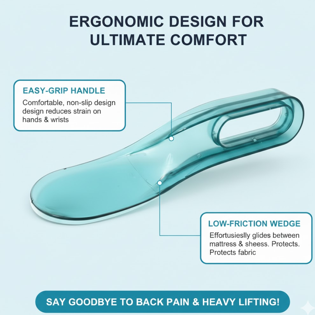 Mattress Lifter Tool – Ergonomic Bed Making Helper – detail view