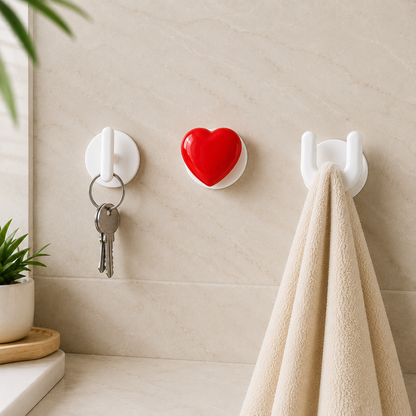 Adhesive Wall Hook set – Strong Grip & Reusable Utility
