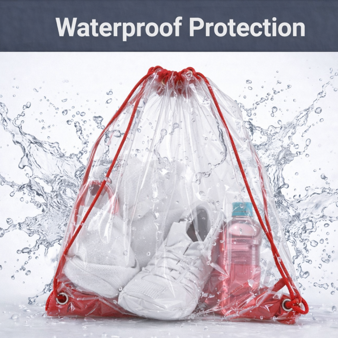 Clear Waterproof Stadium Bag for Gym and Travel – view 8