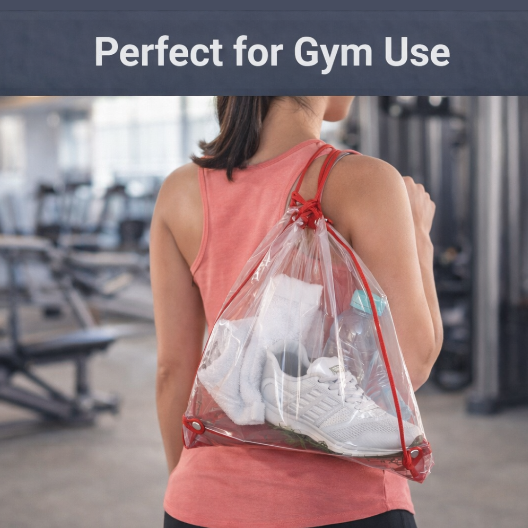 Clear Waterproof Stadium Bag for Gym and Travel – view 7