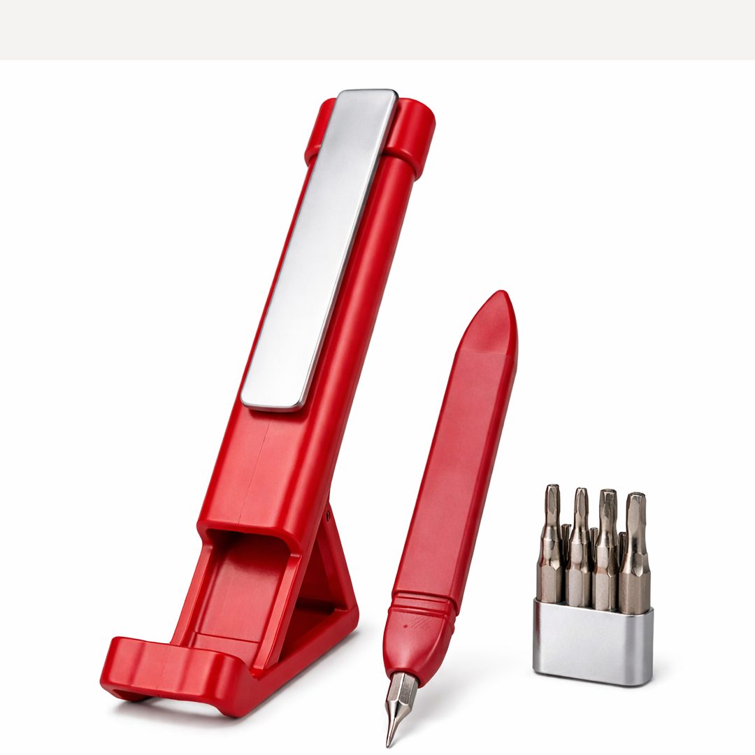 Multi-Function Pen – 4-in-1 Phone Holder & Screwdriver set – alternate view
