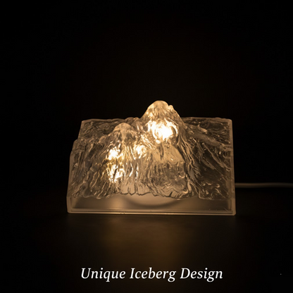 Iceberg Night Light – Flameless LED Decor for Home – detail view