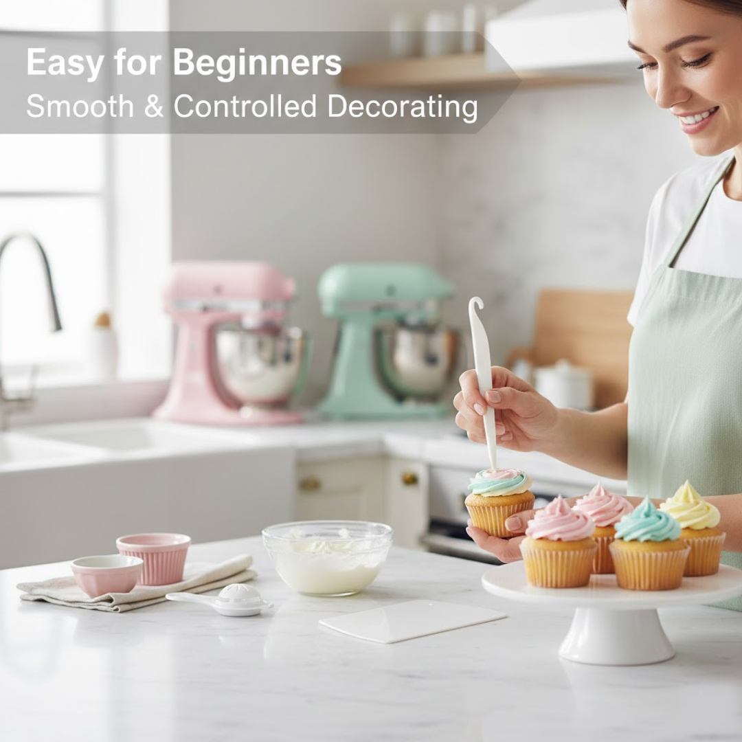 Silicone Cake Decorating Kit – 3-Piece set – close-up