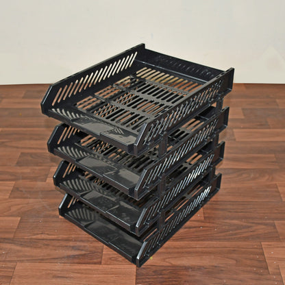 Office File Rack – 4-Layer Desktop Storage with Drawers – view 8
