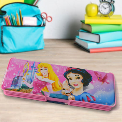 Kids Pencil Case – Dual Compartment Stationery Box – detail view