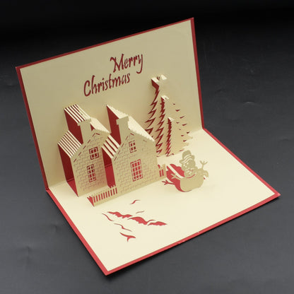 3D Paper Wish Card – Unique Pop-Up Greeting Cards – close-up
