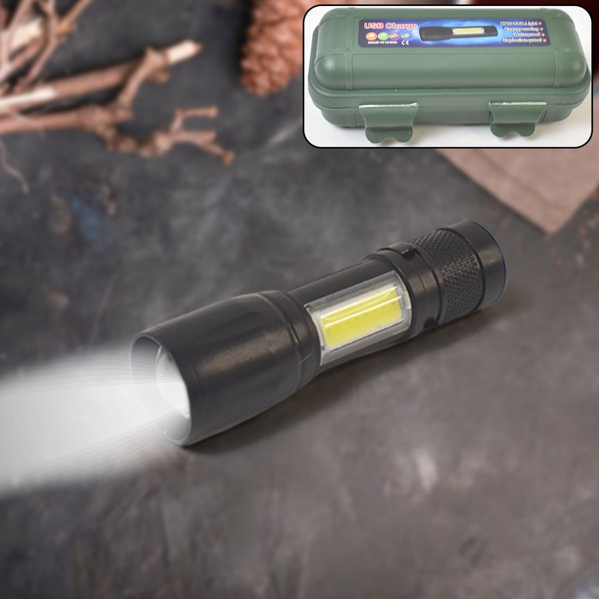 Rechargeable Mini Flashlight – Ultra Bright USB Torch