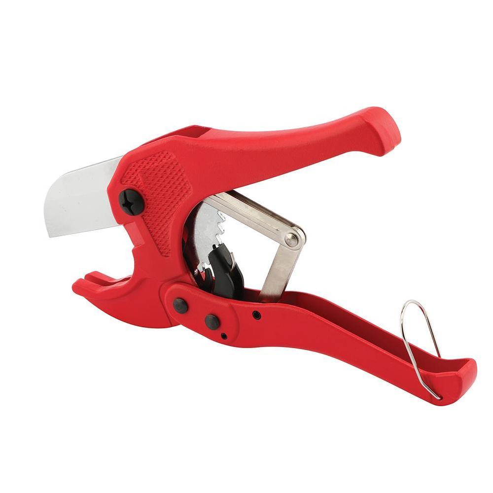 PVC Pipe Cutter – Heavy Duty Plastic & Tubing Tool – close-up