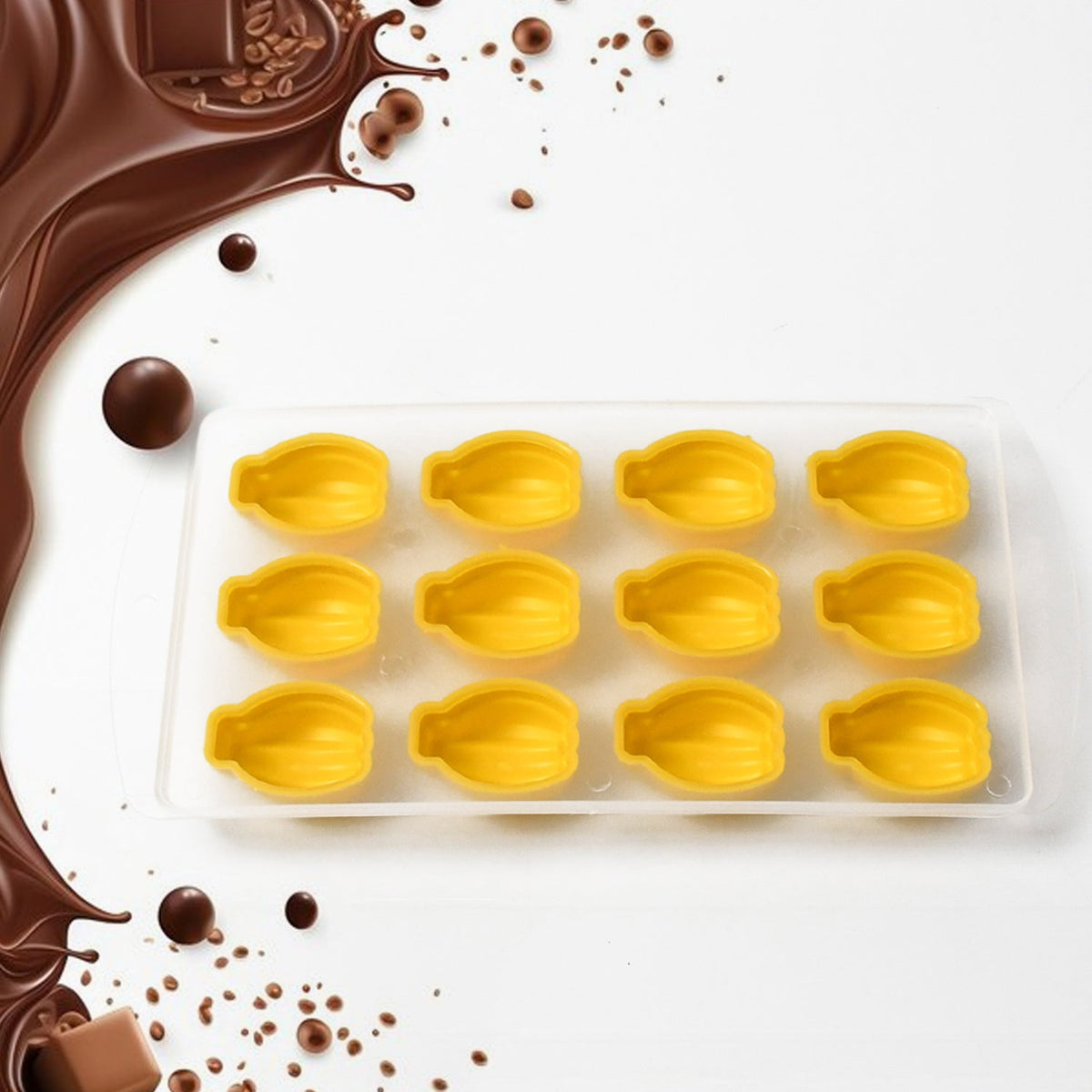 Fruit Ice Cube Tray – Silicone Multi-Shape Freezer Mold – close-up
