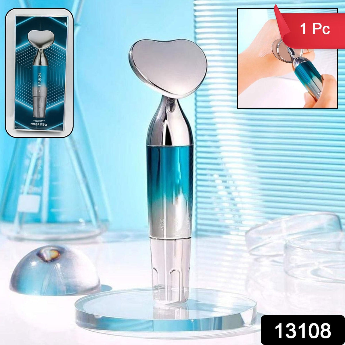 Face Vibratory Massager – Anti-Aging & Skin Tightening – side view