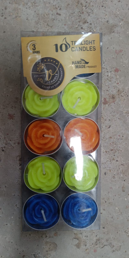 Rose Tealight Candles – Scented Floating Pack of 10 – view 8