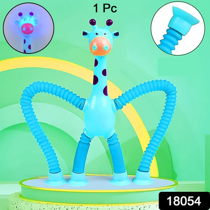 LED Giraffe Fidget Toy – Telescopic Suction Cup – side view