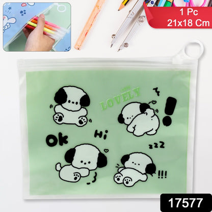 Multipurpose Zip Pouch – Stationery & Travel Organizer – side view