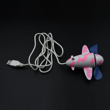 USB Plane Fan – Portable & Energy-Saving for Laptops – close-up