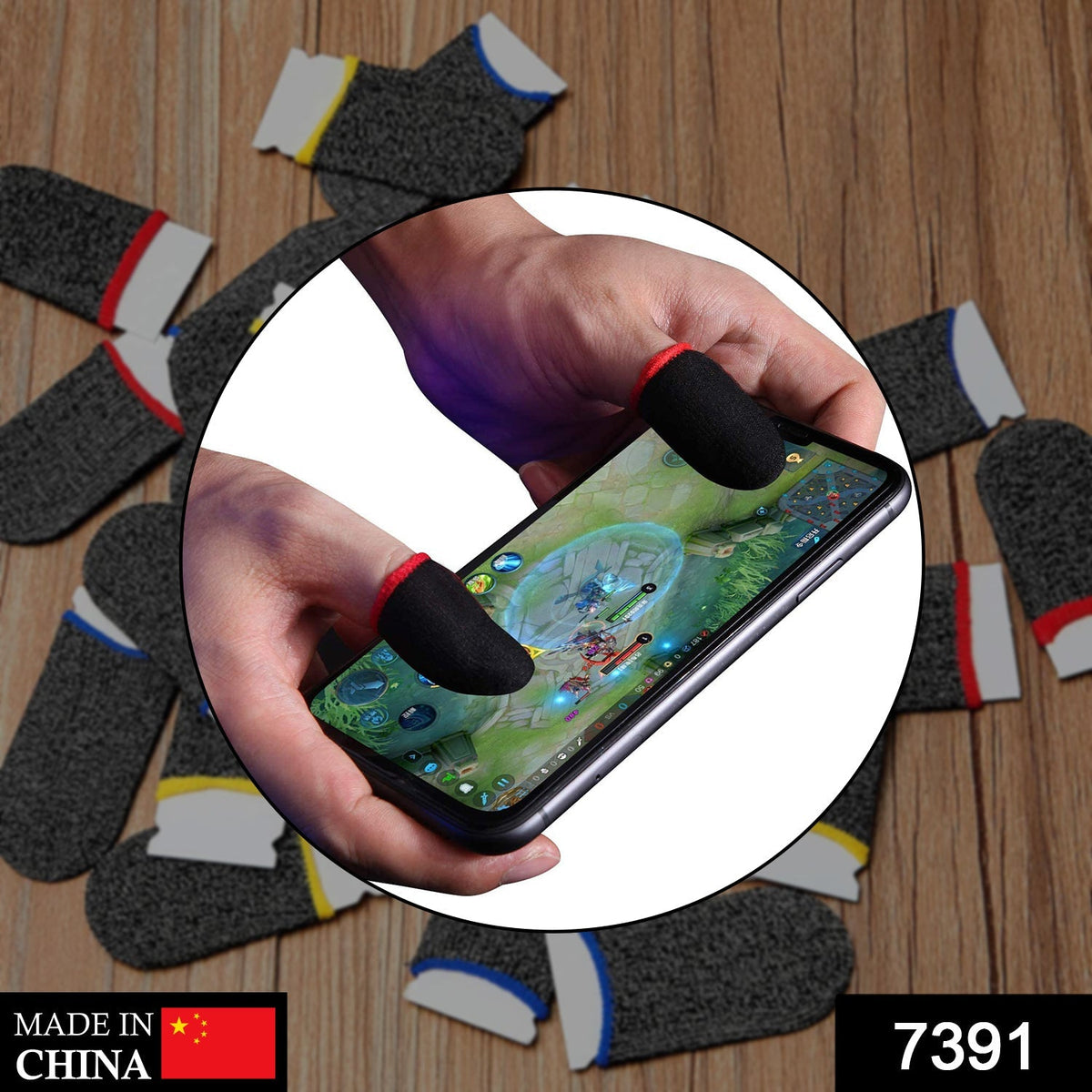 Gaming Finger Sleeves – Anti-Sweat & Enhanced Control – side view