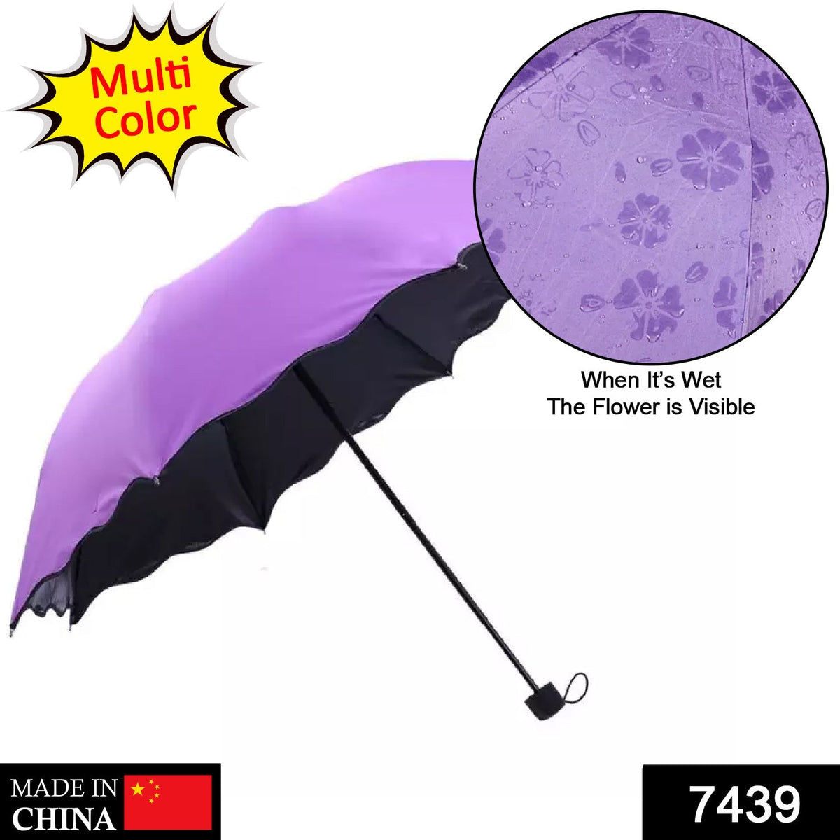 Magic Umbrella – Secret Blossoms Water Magic – side view