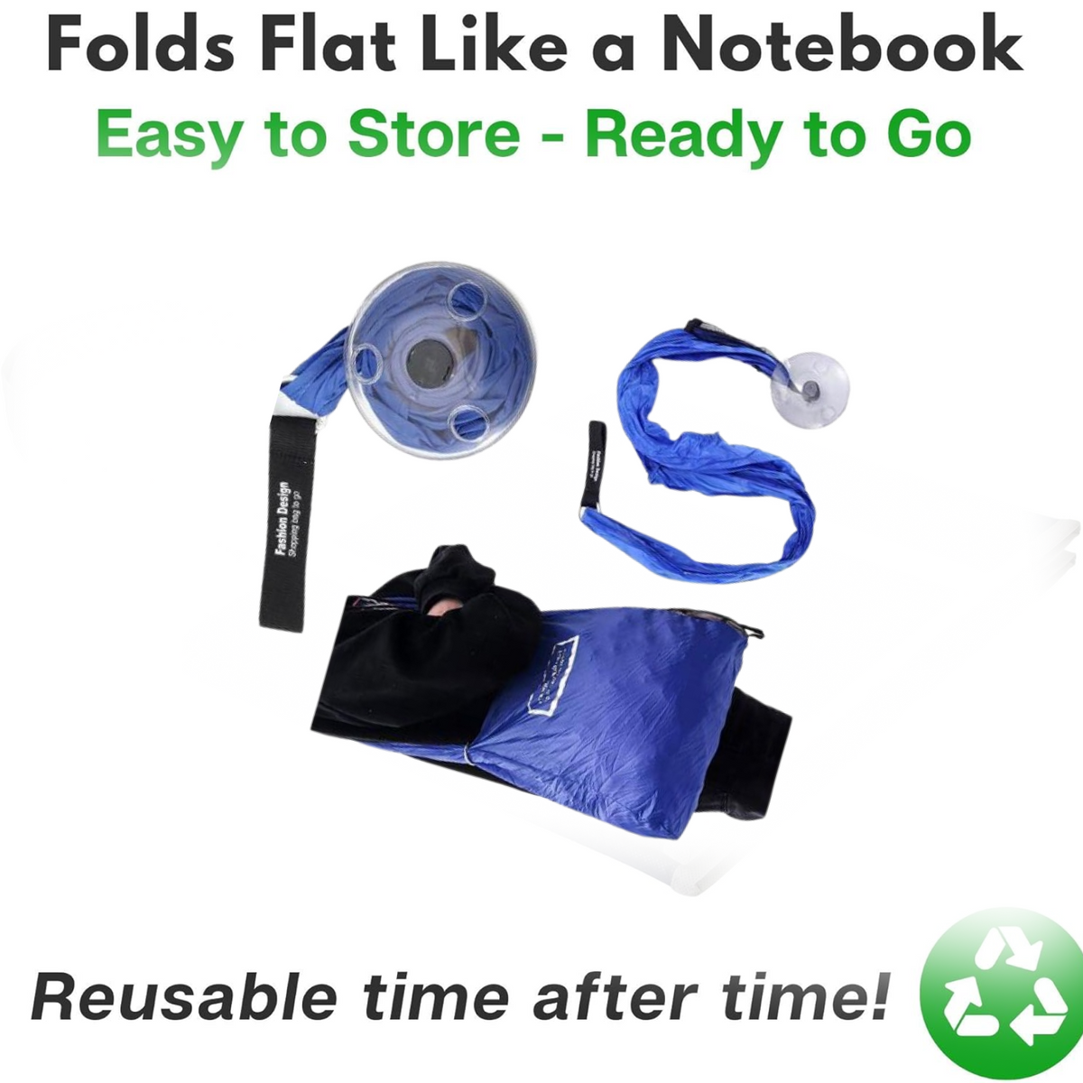 Insulated Grocery Bag – Foldable, Washable & Reusable – view 7