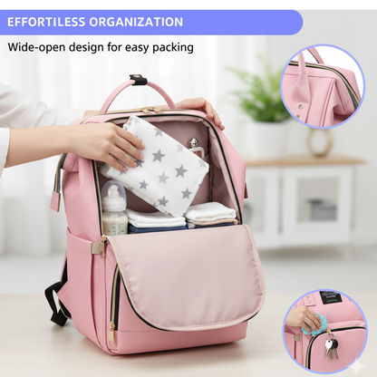 Diaper Bag Backpack – Large Capacity, Multipurpose – detail view