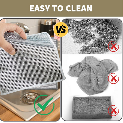 Microfiber Scrubber Cloth – Non-Scratch Kitchen Clean – detail view
