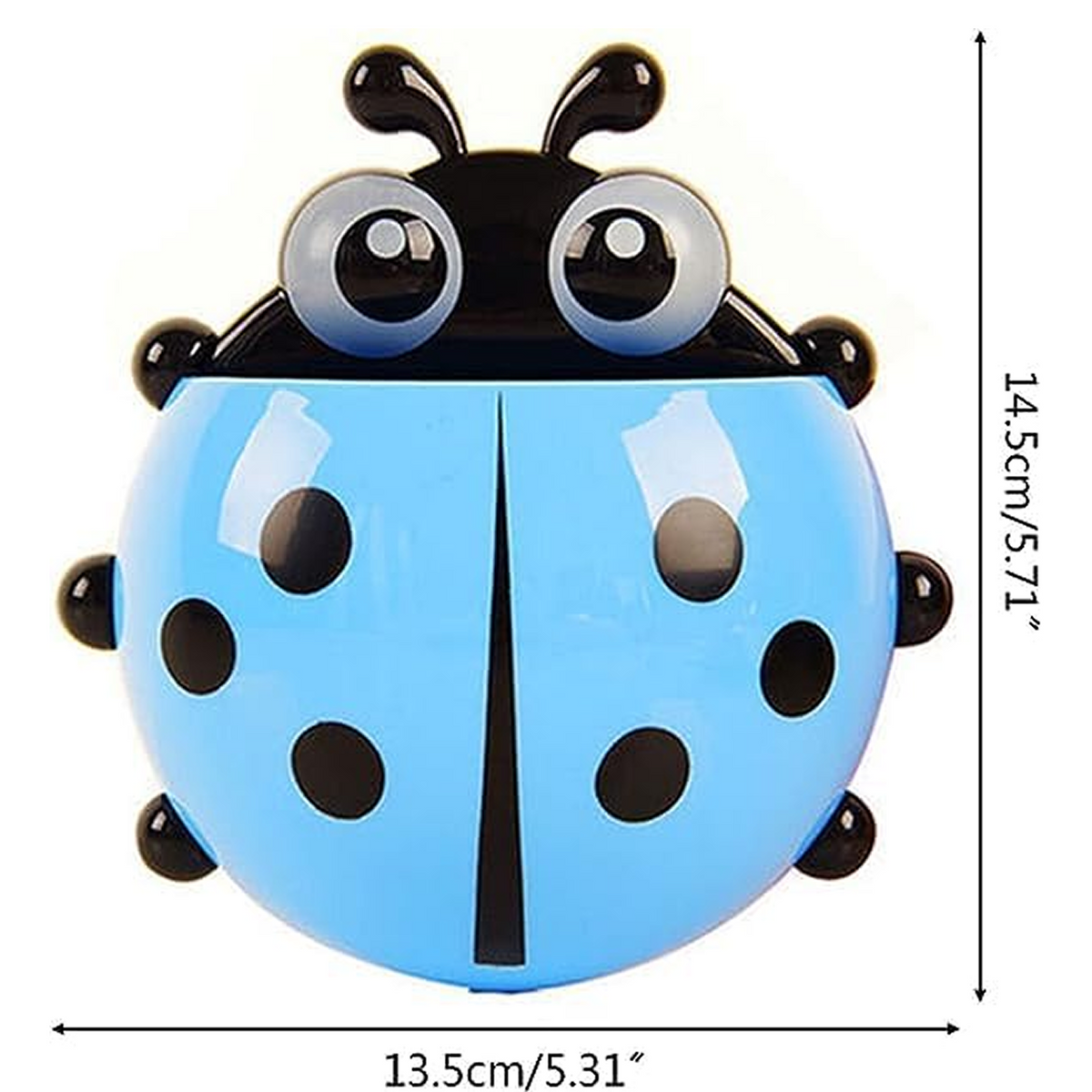 Ladybug Toothbrush Holder – Suction Hook Bathroom Organizer – view 7