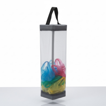 Hanging Waste Bag Holder – Durable Mesh Organizer