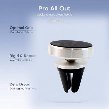 Magnetic Phone Holder Stand – 360° Rotating Secure Grip – close-up