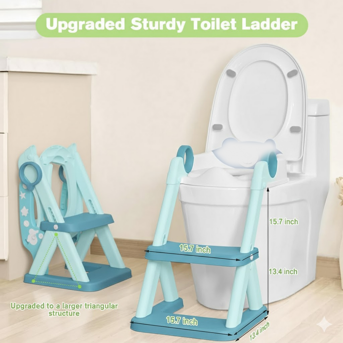 Potty Training Seat – Step Stool Ladder for Toddlers – view 7