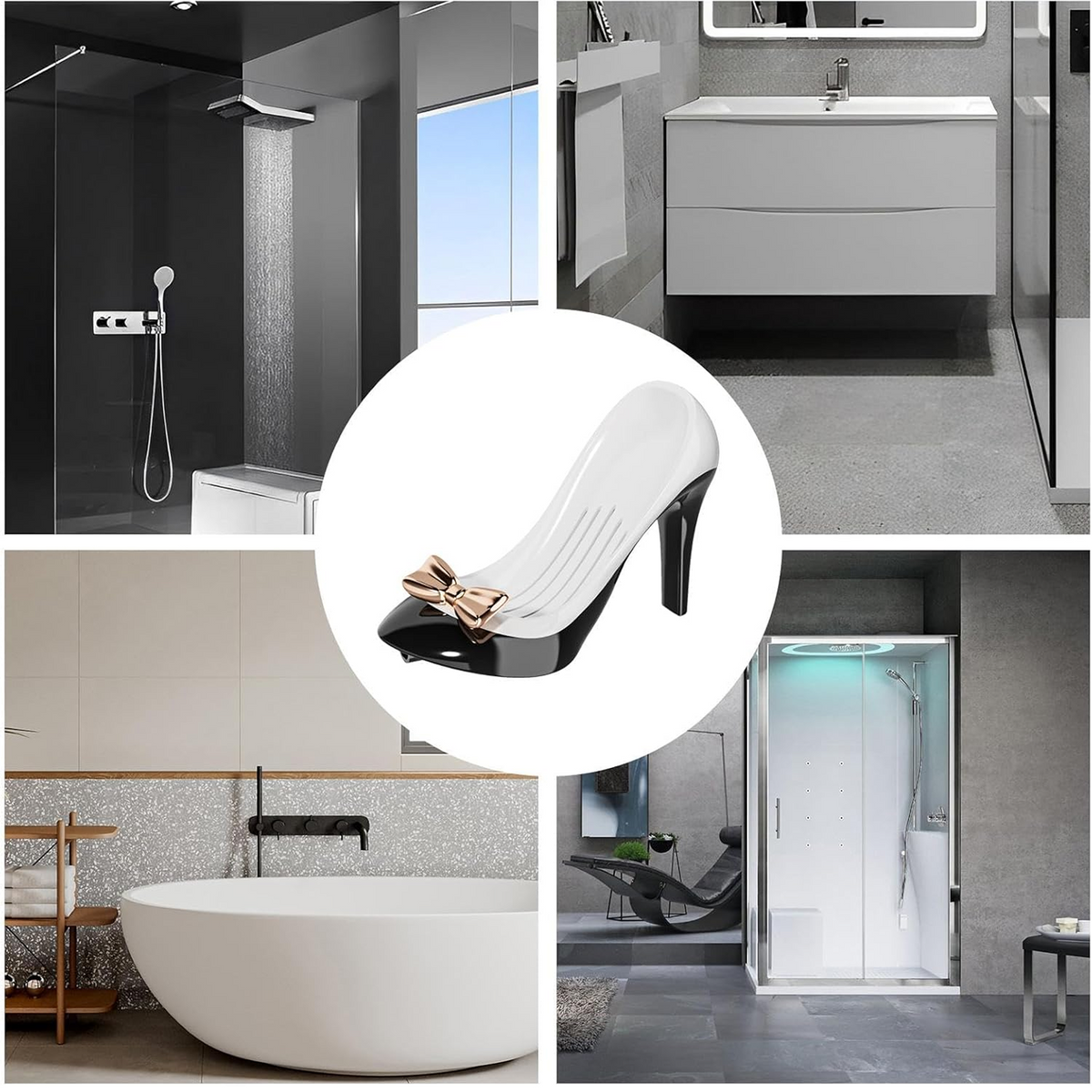 High Heels Soap Box – Stylish Suction Cup Soap Holder – close-up