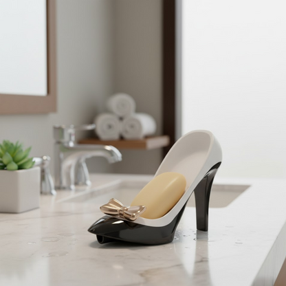 High Heels Soap Box – Stylish Suction Cup Soap Holder – detail view