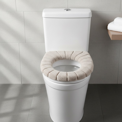 Toilet Seat Cover – Plush Washable for Warmth & Comfort
