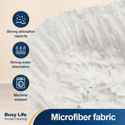 Flat Mop – 360° Rotating Head, Easy Squeeze – alternate view