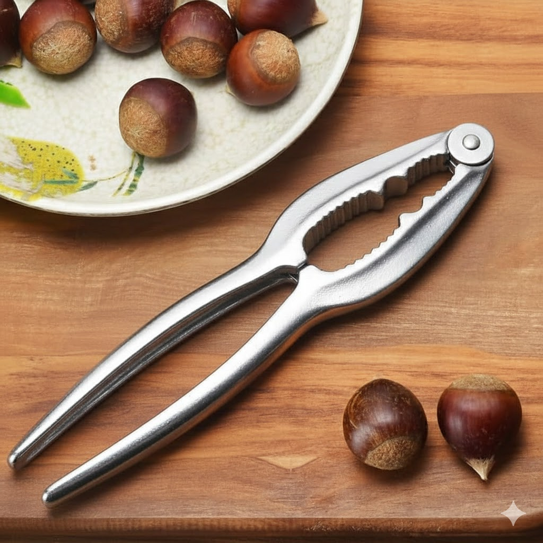 Walnut Cracker – Durable Stainless Steel Nut Sheller – alternate view
