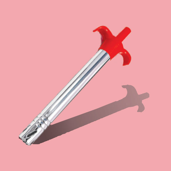 Stainless Steel Gas Lighter & Knife set – 2-in-1 Kitchen – detail view