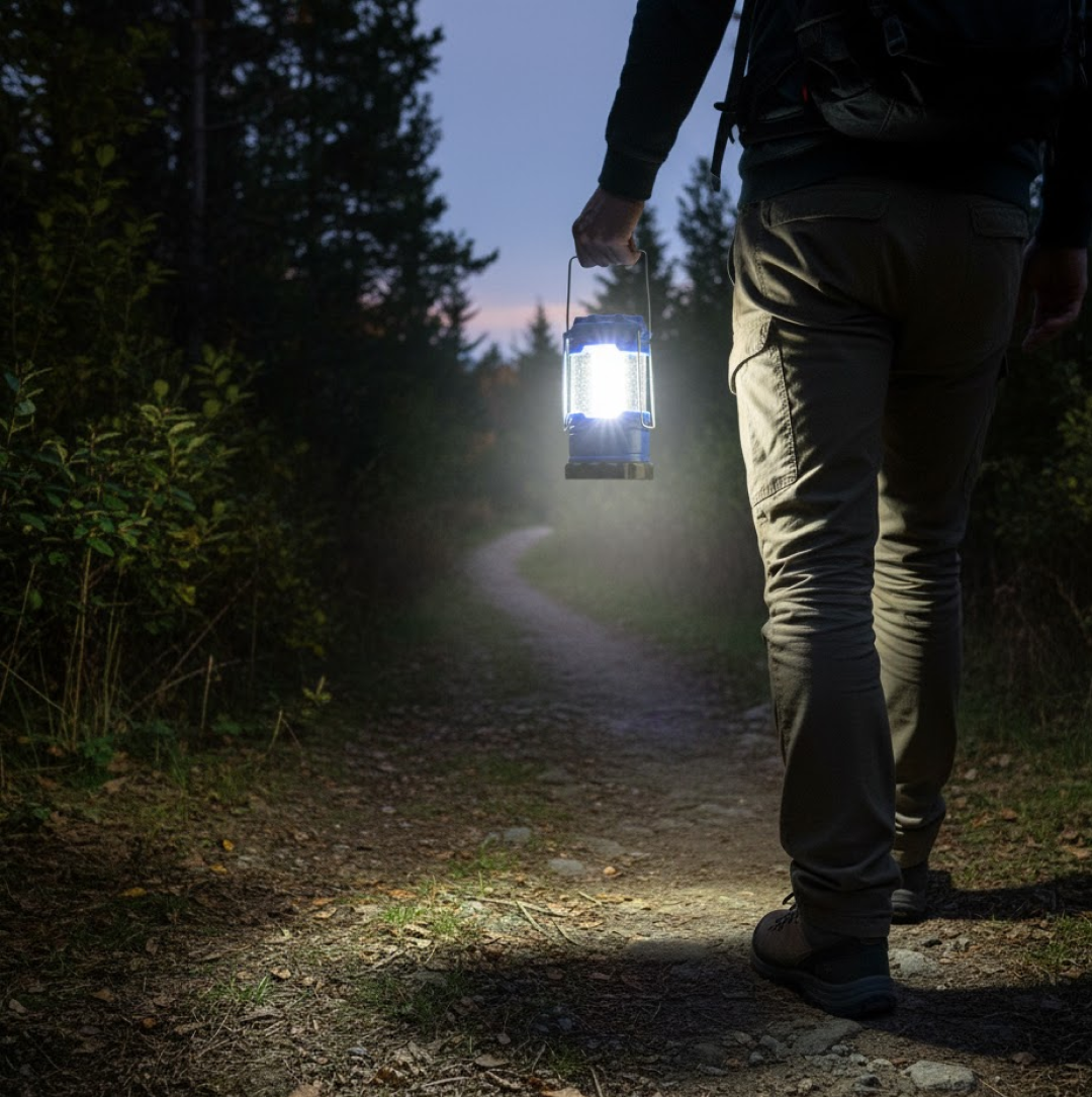 Waterproof Camping Lantern 12 LED Light for Outdoors – close-up