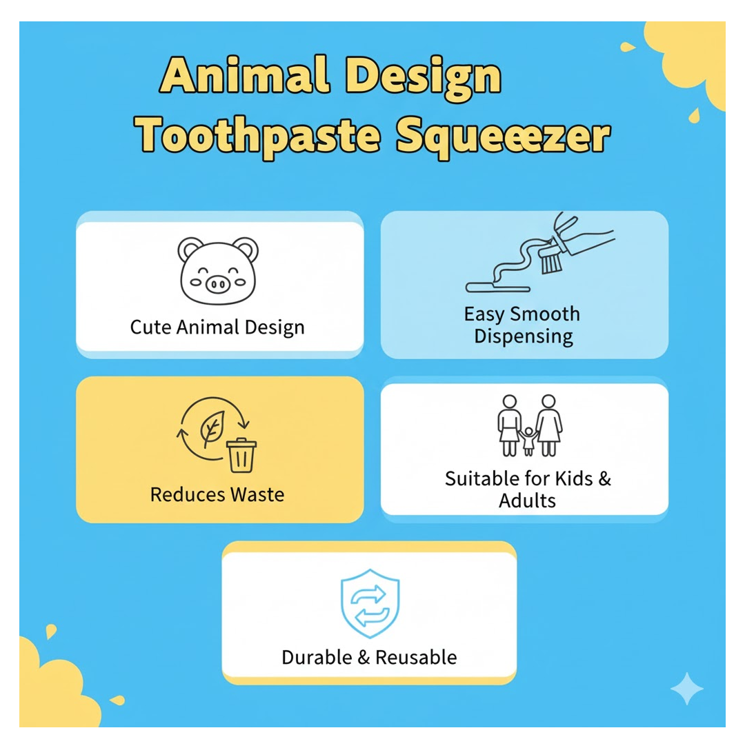 Animal Toothpaste Tube Squeezer – Easy – alternate view