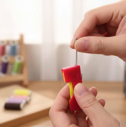 Automatic Needle Threader – Easy Sewing Aid – side view
