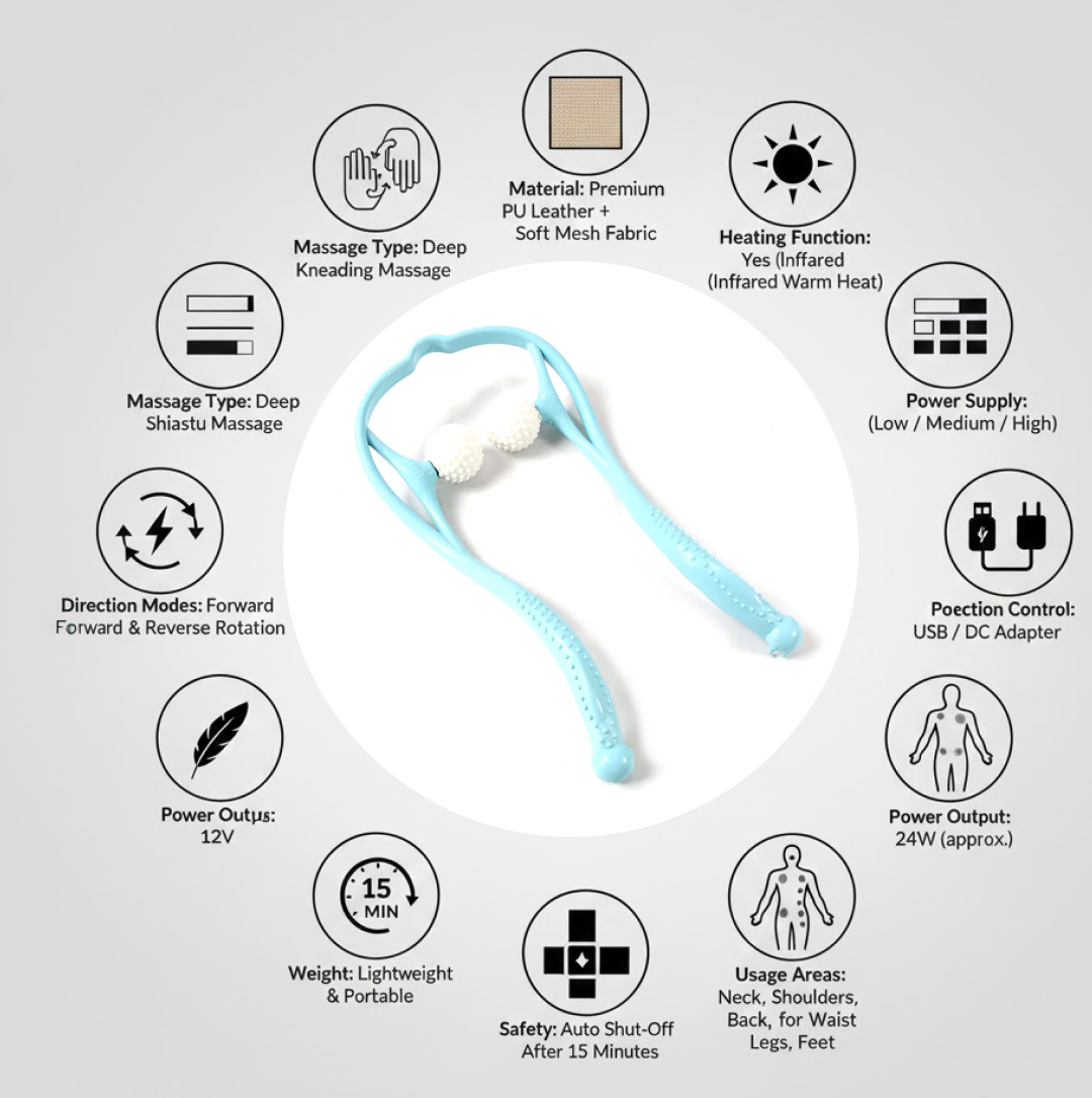 Portable Neck & Shoulder Massager – Pain Relief – view 7