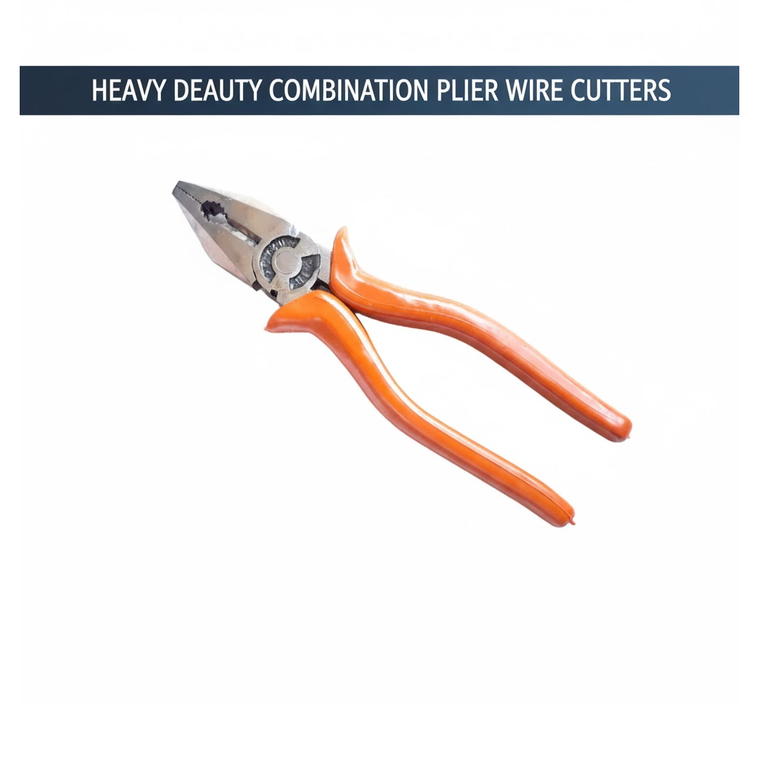 Heavy Duty Combination Pliers – Wire Cutter Tool – detail view