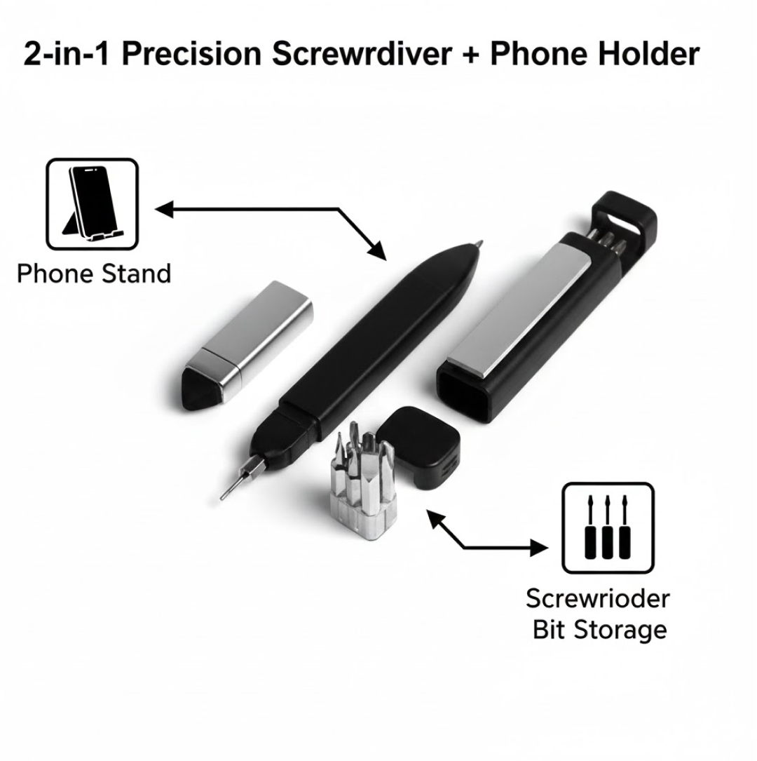 Multi-Function Pen – 4-in-1 Phone Holder & Screwdriver set – view 6