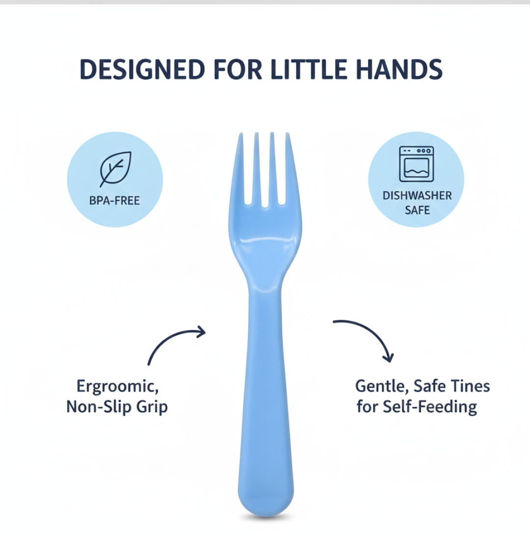 Reusable Plastic Forks – 5-Piece Heavy Duty set – view 8