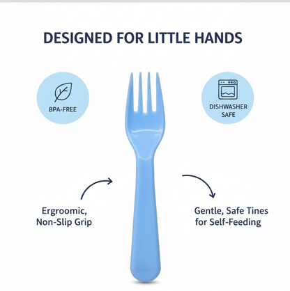Reusable Plastic Forks – 5-Piece Heavy Duty set – view 8