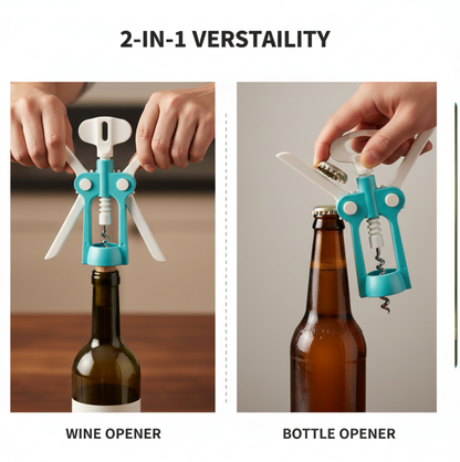 Waiter Corkscrew – Durable Wine & Beer Bottle Opener – view 7