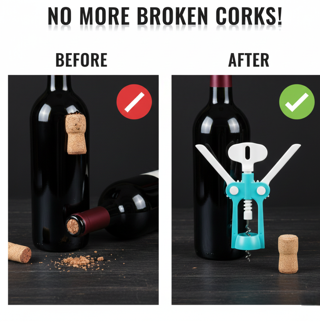 Waiter Corkscrew – Durable Wine & Beer Bottle Opener – view 8