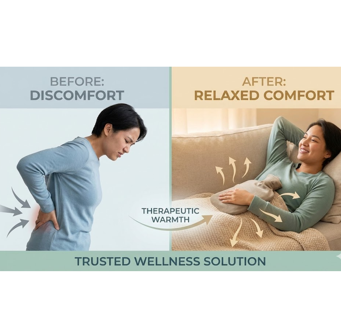 Hot Water Bag – Leak-Proof Relief for Pain & Cramps – alternate view