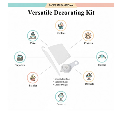 Silicone Cake Decorating Kit – 3-Piece set – view 10