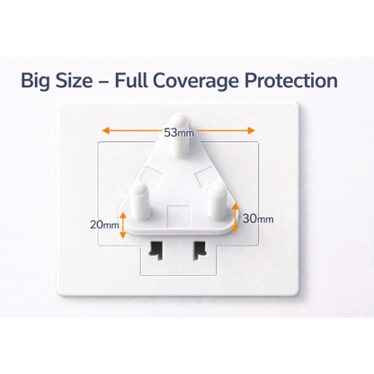 Baby Safety Socket Cover – Large 15Amp Outlet Protector – view 8